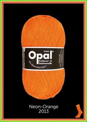 Opal 4 Ply 2013 Neon Orange with wool and nylon
